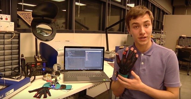 These Revolutionary Gloves Convert Sign Language Into Voice and Text-