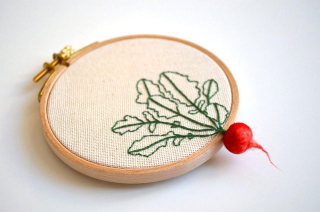 Artist Creates Amazing Embroideries Shaped As Vegetables--2