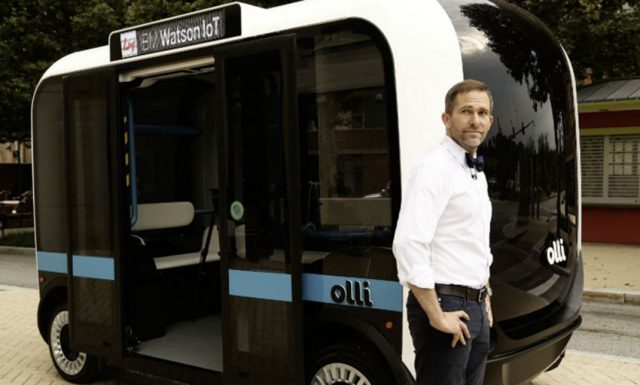 Olli Is A 3D Printed Electric Minibus That Can Be Printed In A Day-
