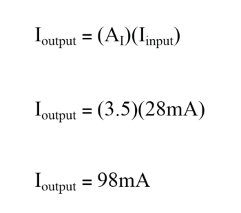 calculate the magnitude of the output