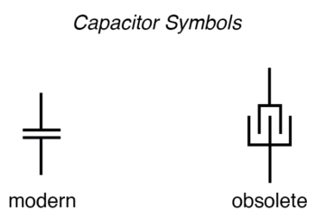 capacitor symbols