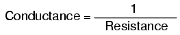 conductance formula