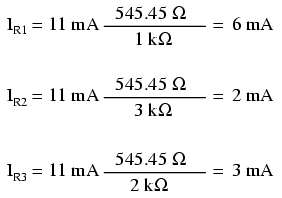 current divider formula example