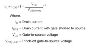 drain current equation