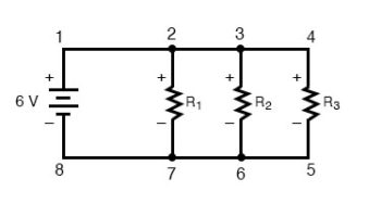 kirchoffs voltage law in parallel circuit