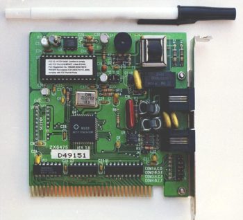 network card with capacitor