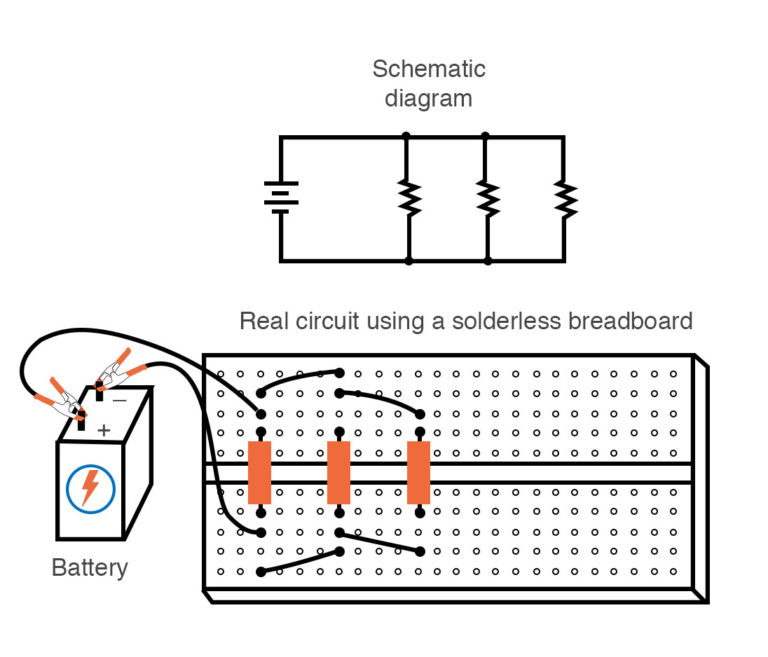 How To Draw Circuit Diagram For Breadboard