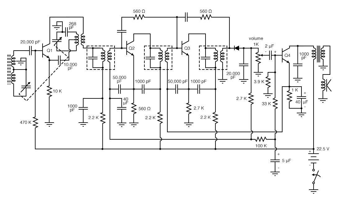 6 Transistor Radio Schematic