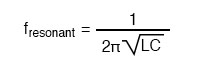 resonant frequency formula1