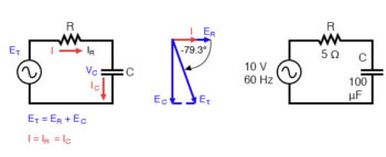 series capacitor circuit diagram