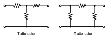t section and Π section attenuators