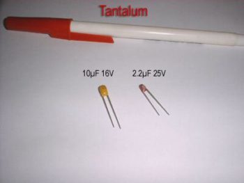 tantalum type capacitor