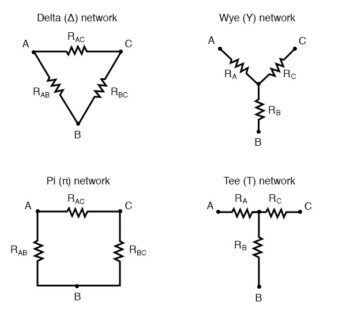 three terminal network diagram