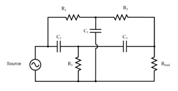 twin t band stop filter circuit