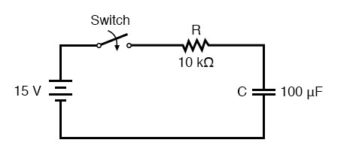 voltage across the capacitor circuit