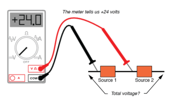 voltmeter reading per test lead connection image4