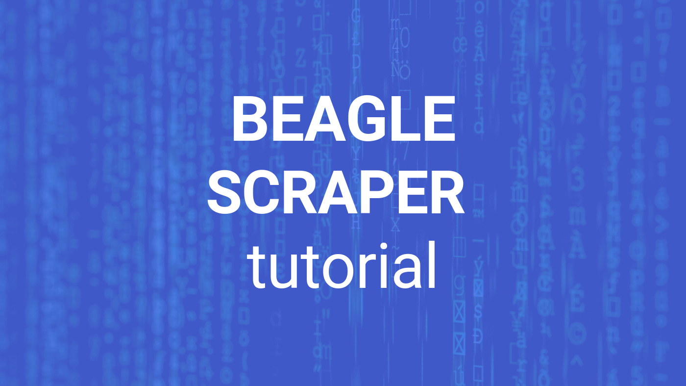 beagle scraper tutorial coverimg