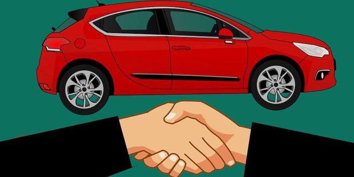 shake hand buy car deal